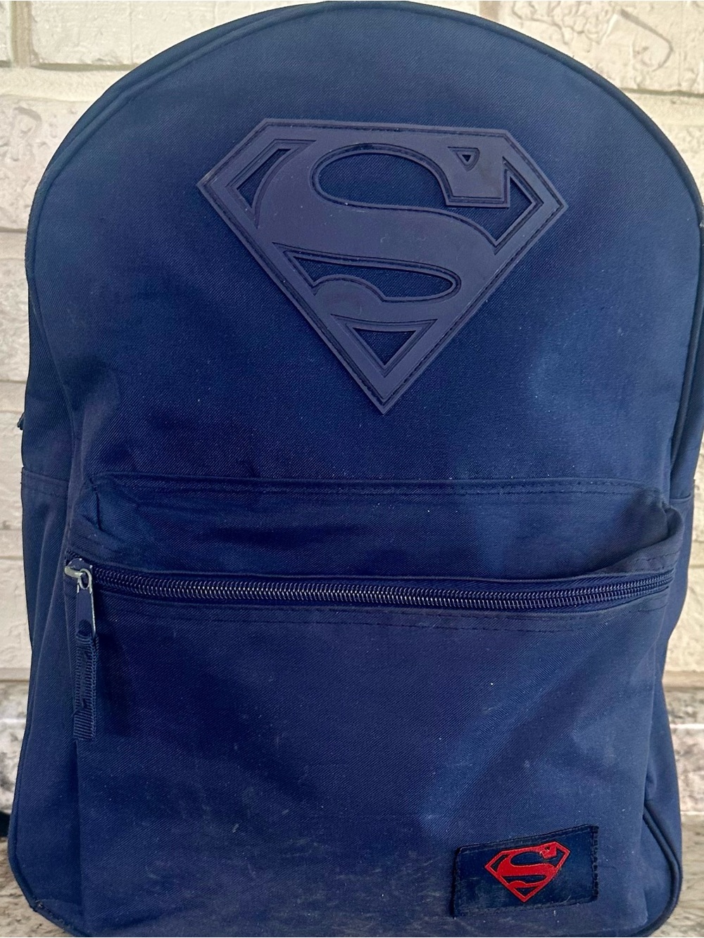 Navy Superman Logo Men's Backpack